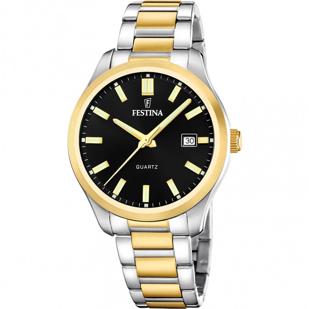 FESTINA Ρολόι Ανδρικό Δίχρωμο Ανοξείδωτο Ατσάλι Μπρασελέ F20738/4 FESTINA Ρολόι Ανδρικό Δίχρωμο Ανοξείδωτο Ατσάλι Μπρασελέ F20738/4