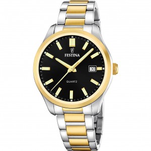 FESTINA Ρολόι Ανδρικό Δίχρωμο Ανοξείδωτο Ατσάλι Μπρασελέ F20738/4 FESTINA Ρολόι Ανδρικό Δίχρωμο Ανοξείδωτο Ατσάλι Μπρασελέ F20738/4
