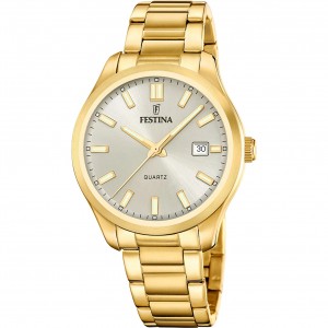 FESTINA Ρολόι Ανδρικό Επίχρυσο Ανοξείδωτο Ατσάλι Μπρασελέ F20740/1 FESTINA Ρολόι Ανδρικό Επίχρυσο Ανοξείδωτο Ατσάλι Μπρασελέ F20740/1