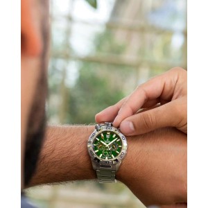 FESTINA Bullhead Ανδρικό Ρολόι Χρονογράφος Ασημί Ανοξείδωτο Ατσάλι Μπρασελέ F20743/2
