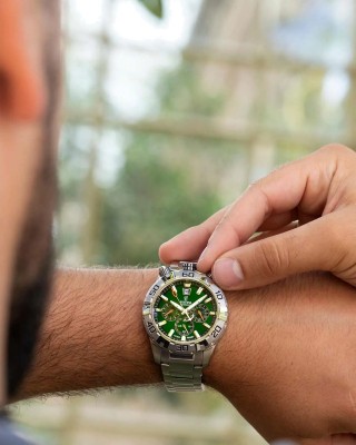 FESTINA Bullhead Ανδρικό Ρολόι Χρονογράφος Ασημί Ανοξείδωτο Ατσάλι Μπρασελέ F20743/2