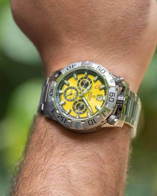 FESTINA Bullhead Ανδρικό Ρολόι Χρονογράφος Ασημί Ανοξείδωτο Ατσάλι Μπρασελέ F20743/4