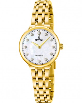 FESTINA Mademoiselle Ρολόι Γυναικείο Επίχρυσο Ανοξείδωτο Ατσάλι μπρασελέ F20745/1