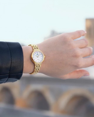 FESTINA Mademoiselle Ρολόι Γυναικείο Επίχρυσο Ανοξείδωτο Ατσάλι μπρασελέ F20745/1