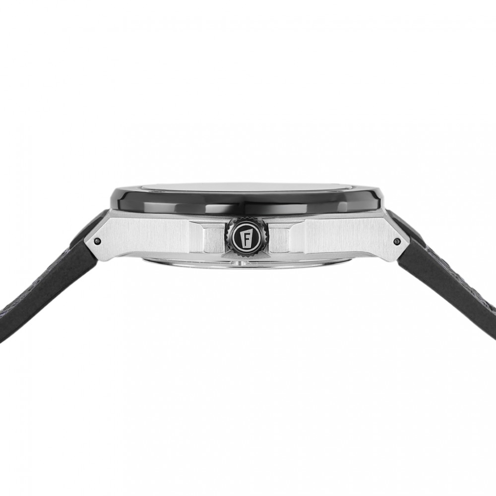 FESTINA Vallée Swiss Made Ανδρικό Ρολόι Μπλε Δερματινο/Σιλικόνης λουράκι F22001/2