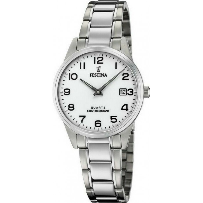 FESTINA Ladies Ρολόι Ασημί  Ανοξείδωτο Ατσάλι Μπρασελέ  F20509/1 