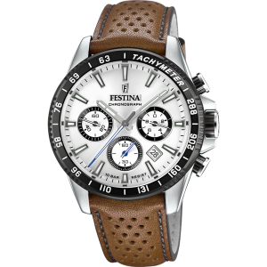 FESTINA Men's watch-chronograph Brown Leather Strap F20561/1