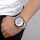 FESTINA  Ανδρικό Ρολόι Χρονογράφος Ασημί Ανοξείδωτο Ατσάλι Μπρασελέ F20560/1