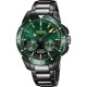 FESTINA Hybrid Chronobike Special Edition Set Ανδρικό Ρολόι Χρονογράφος Μαύρο Ανοξείδωτο Ατσάλι Μπρασελέ F20646/1