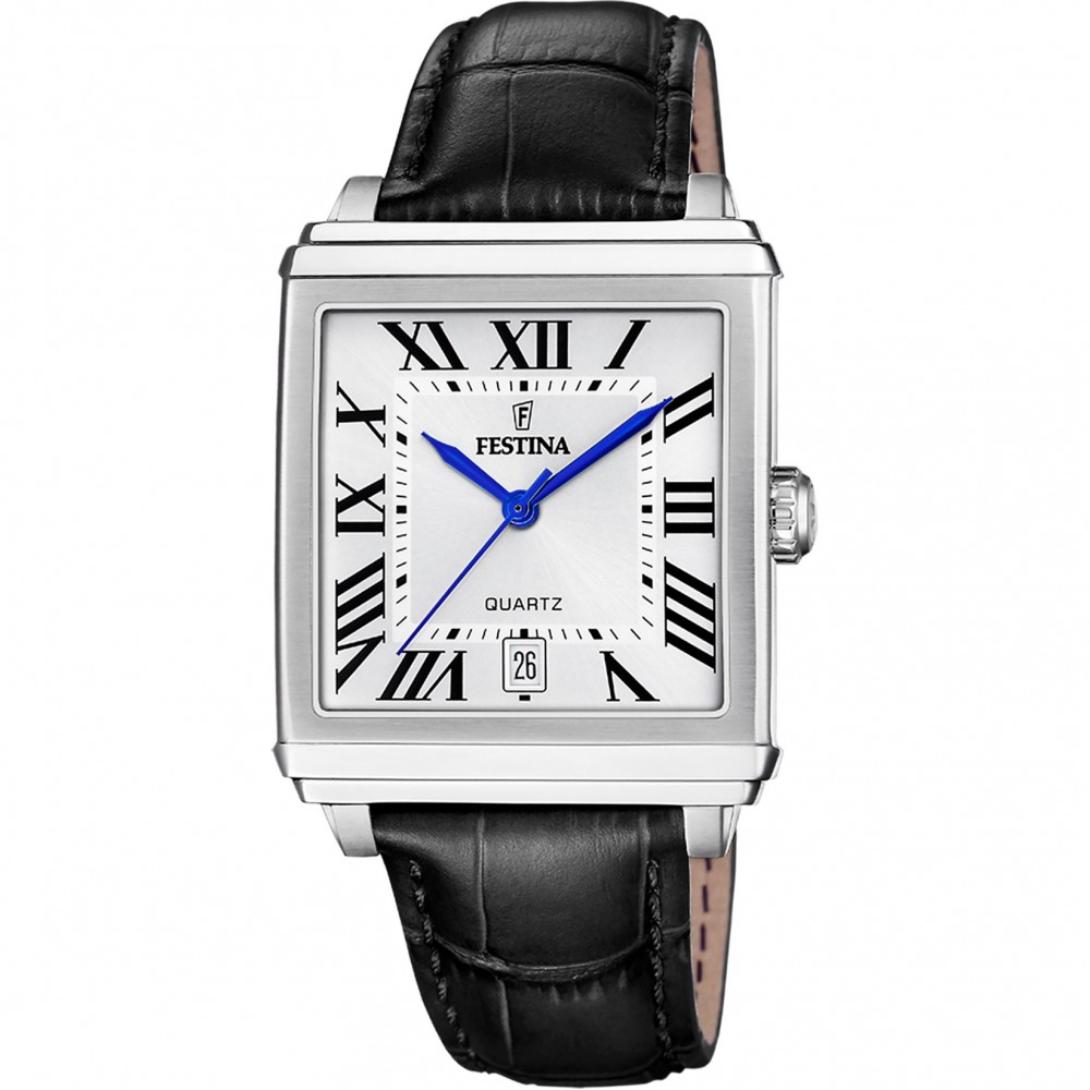FESTINA Ρολόι Μαύρο Δερμάτινο λουράκι F20681/1