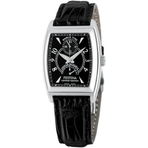 FESTINA Century Editon Automatic Ρολόι Ανδρικό Μαύρο Δερμάτινο Λουράκι F7000/3