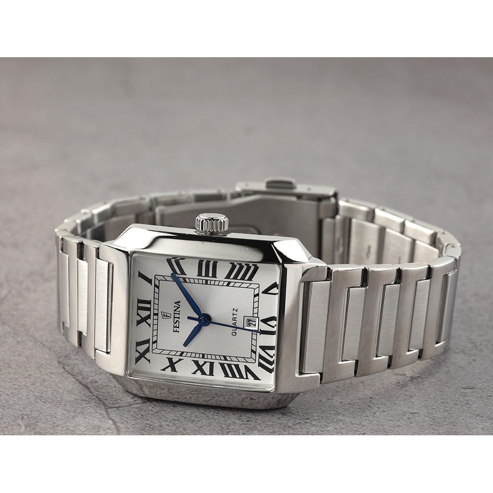 FESTINA Ρολόι Ασημί Ανοξείδωτο Ατσάλι Μπρασελέ F20679/1