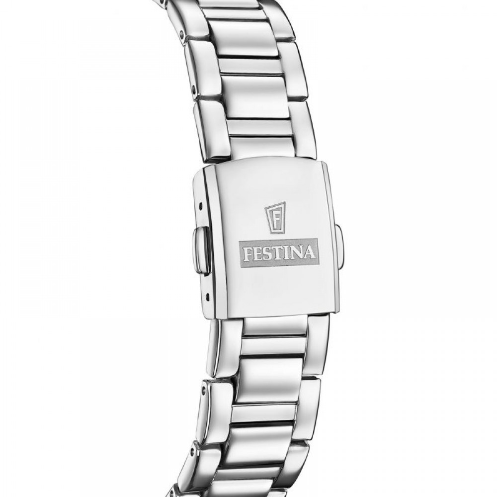 FESTINA Solar Energy Ρολόι Γυναικείο Ασημί Ανοξείδωτο Ατσάλι Μπρασελέ F20658/1