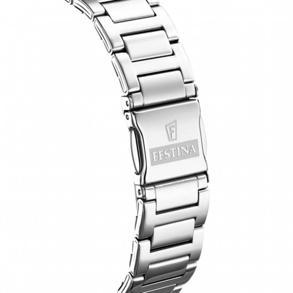 FESTINA Ρολόι Γυναικείο Ασημί Ανοιξείδωτο μπρασελέ F16719/5 FESTINA Ρολόι Γυναικείο Ασημί Ανοιξείδωτο μπρασελέ F16719/5
