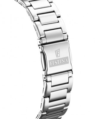 FESTINA Ρολόι Γυναικείο Ασημί Ανοιξείδωτο μπρασελέ F16719/5