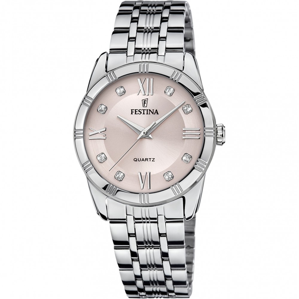 FESTINA Ρολόι Γυναικείο Ασημί Ανοιξείδωτο μπρασελέ F16940/C
