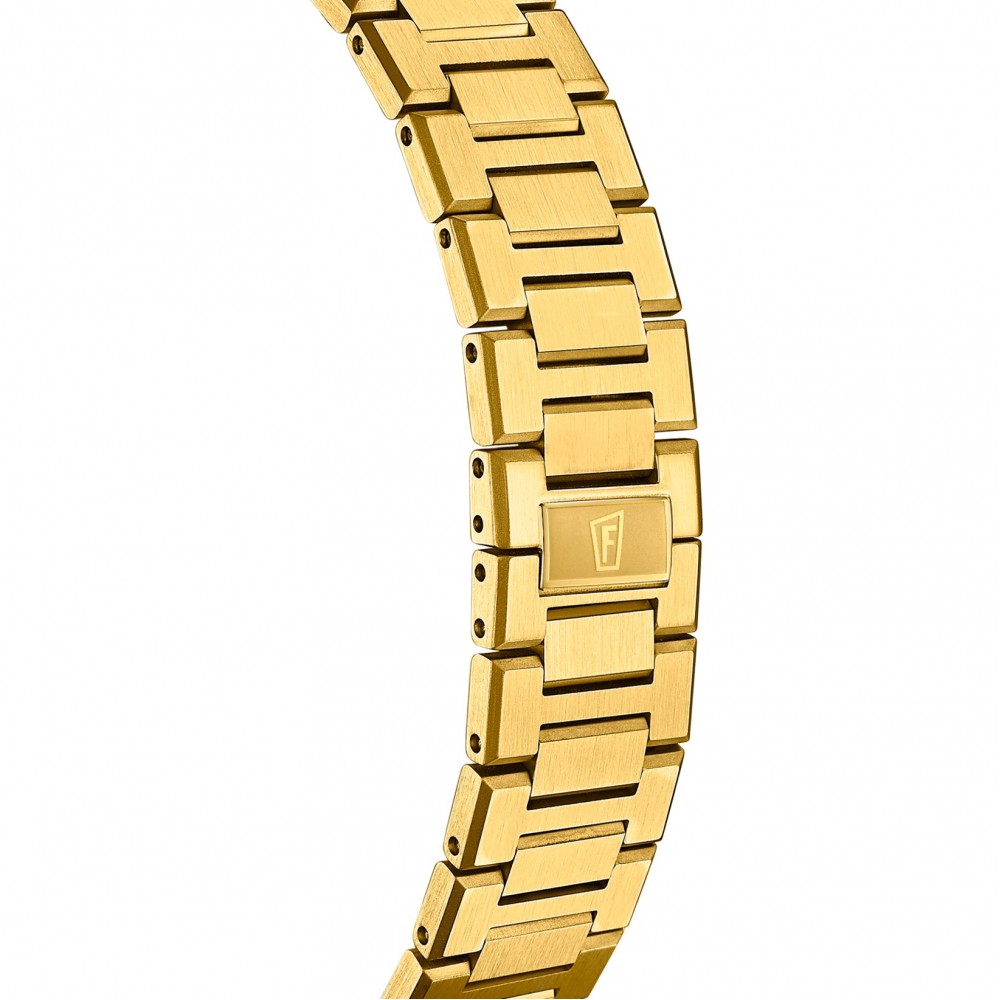 FESTINA SWISS Ανδρικό Ρολόι Επιχρυσωμένο Ανοξείδωτο ατσάλι μπρασελέ F20038/1