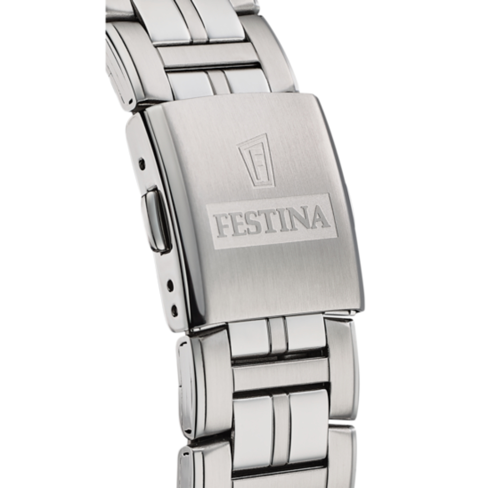 FESTINA Ρολόι Ανδρικό Ασημί Ανοξείδωτο Ατσάλι Μπρασελέ F20445/6 FESTINA Ρολόι Ανδρικό Ασημί Ανοξείδωτο Ατσάλι Μπρασελέ F20445/6