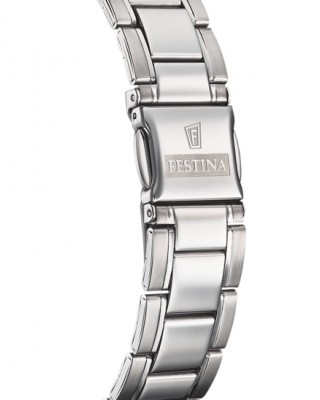 FESTINA Ρολόι Ανδρικό Ασημί Ανοξείδωτο Ατσάλι Μπρασελέ F20511/5
