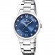 FESTINA WOMAN'S Crystals Ρολόι Γυναικείο Ασημί Ανοξείδωτο Ατσάλι Μπρασελέ F20582/3
