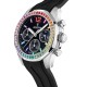 FESTINA Rainbow Ρολόι Χρονογράφος Γυναικείο Μαύρο Καουτσούκ Λουράκι F20610/3