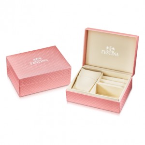 FESTINA Γυναικείο Ρολόι Ροζ Δερμάτινο Λουράκι F20412/2
