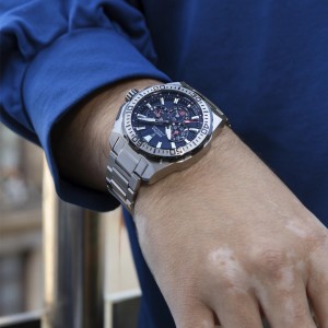 FESTINA Ανδρικό Ρολόι CHRONO BIKE Ασημί Ανοξείδωτο Ατσάλι Μπρασελέ F20724/2