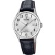 FESTINA Swiss Made Ανδρικό Ρολόι Μαύρο Δερματινο λουράκι F20007/1