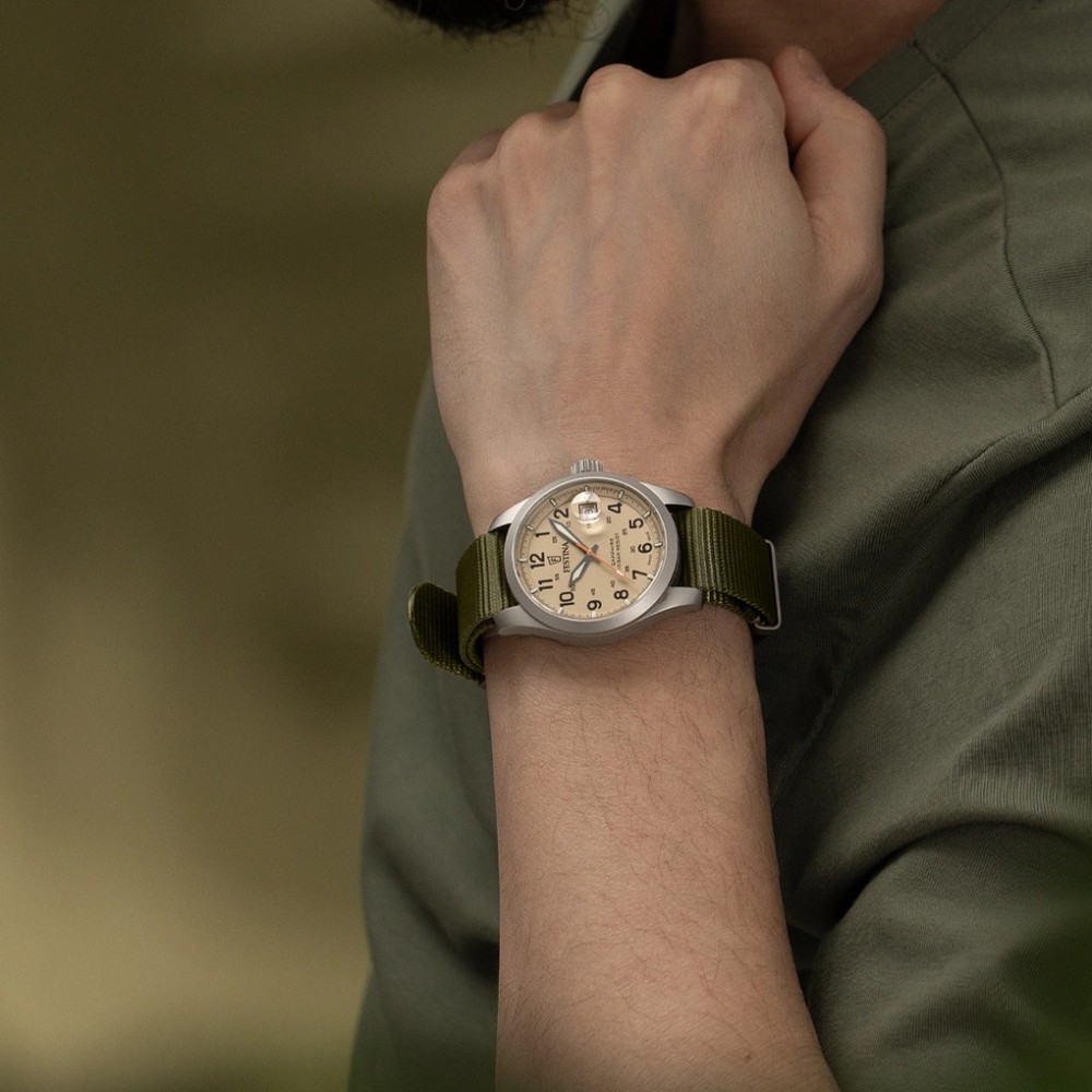 FESTINA Field Swiss Made Ρολόι Ανδρικό Πράσινο Υφασμάτινο λουράκι F20082/1 FESTINA Field Swiss Made Ρολόι Ανδρικό Πράσινο Υφασμάτινο λουράκι F20082/1