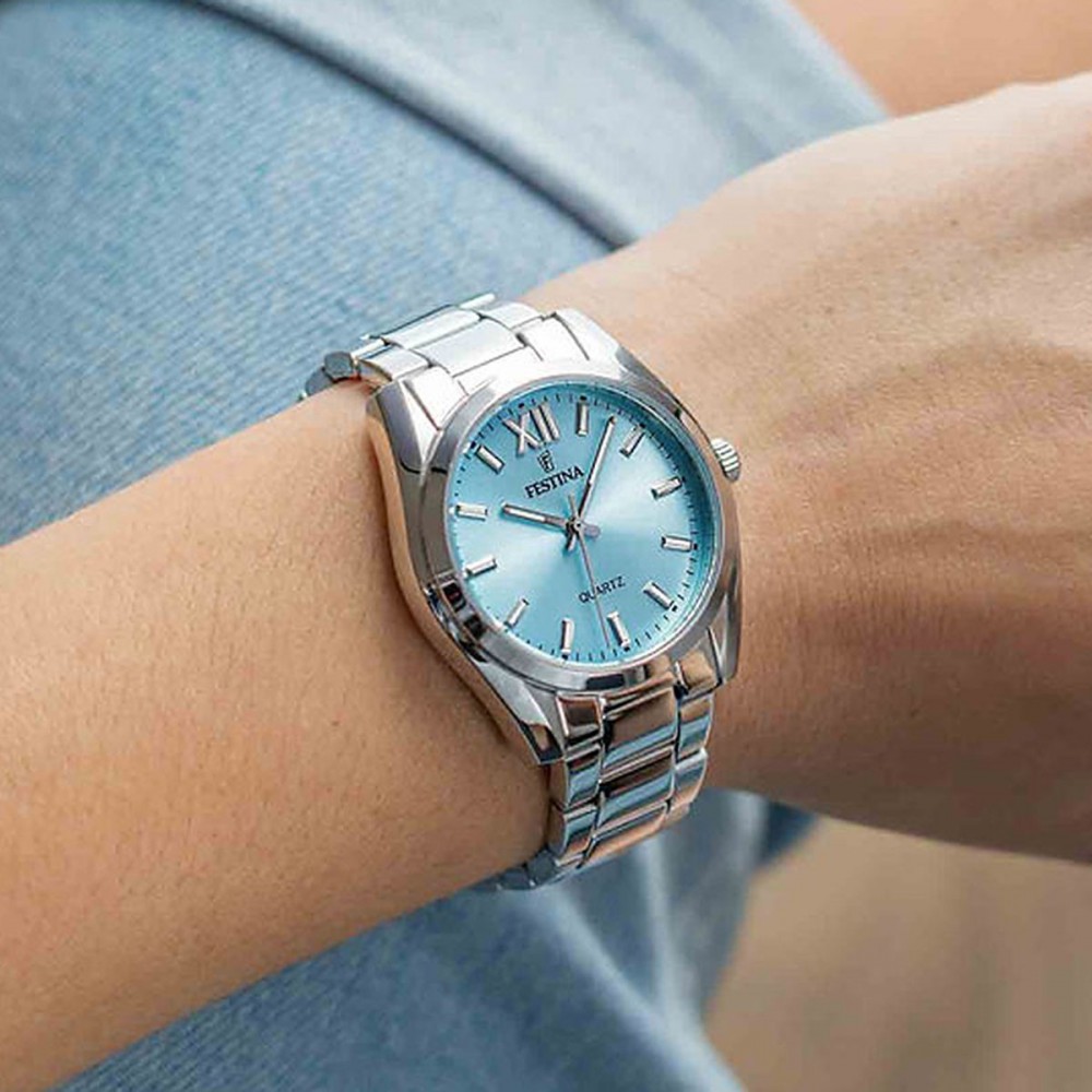 FESTINA Alegria Ρολόι Γυναικείο Ασημί Ανοξείδωτο Ατσάλι Μπρασελέ F20622/3