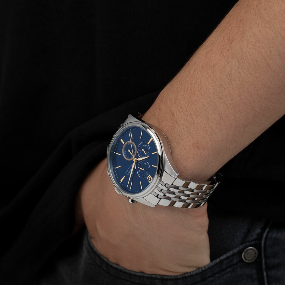 FESTINA Ανδρικό Ρολόι Ασημί Ανοξείδωτο ατσάλι μπρασελέ F20285/3