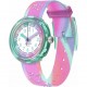 FLIK FLAK FLIP IT PINK! Ρολόι Παιδικό Ροζ Υφασμάτινο Λουράκι ZFPNP183