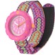 FLIK FLAK LOOP IN PINK Ρολόι Παιδικό Πολύχρωμο Υφασμάτινο Λουράκι ZFPSP072