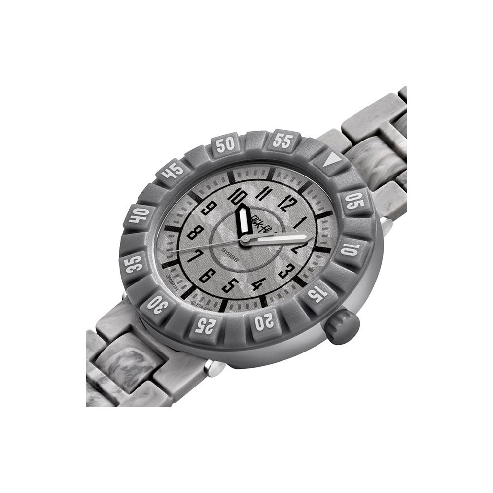 FLIK FLAK LUNAR BRICK Ρολόι Παιδικό Γκρι Λουράκι Σιλικόνης ZFCSP134 FLIK FLAK LUNAR BRICK Ρολόι Παιδικό Γκρι Λουράκι Σιλικόνης ZFCSP134