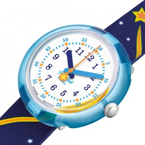 FLIK FLAK MAGICAL ASTRONAUT Ρολόι Παιδικό Μπλε Υφασμάτινο Λουράκι ZFPNP098