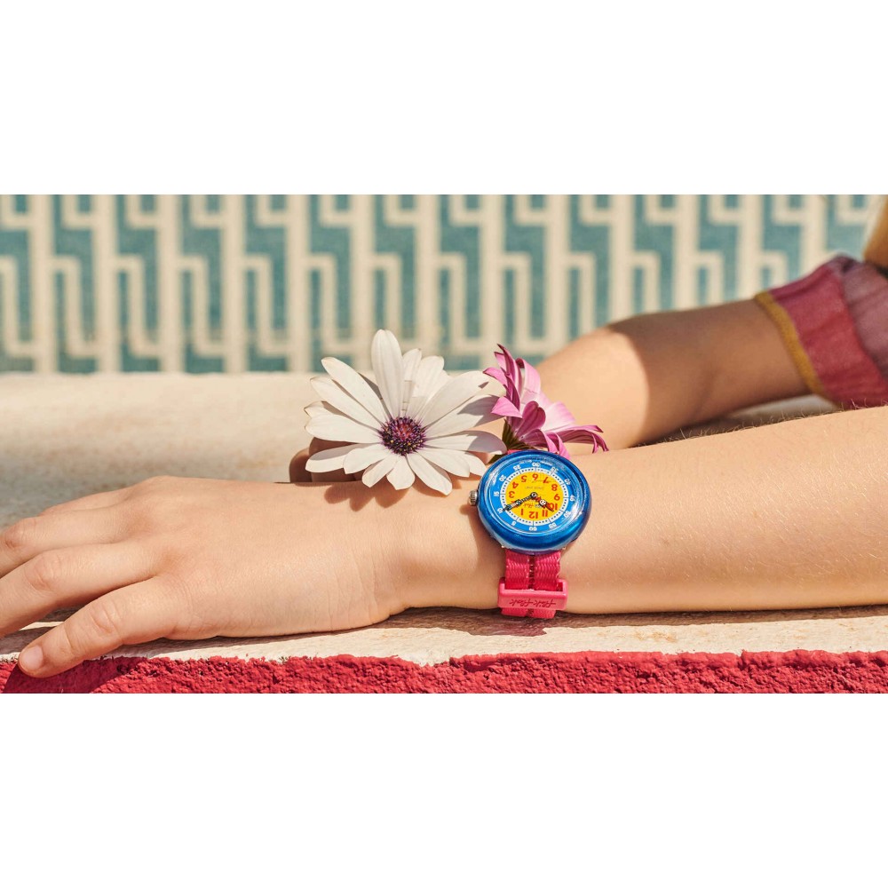 FLIK FLAK RETRO PINK Ρολόι Παιδικό Ροζ Υφασμάτινο Λουράκι ZFBNP190 FLIK FLAK RETRO PINK Ρολόι Παιδικό Ροζ Υφασμάτινο Λουράκι ZFBNP190