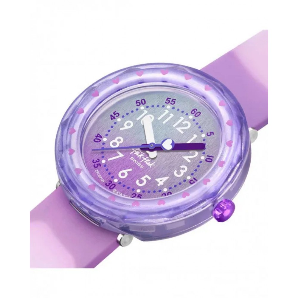 FLIK FLAK Fuze In Purple Ρολόι Παιδικό Μωβ Λουράκι Σιλικόνης ZFCSP131