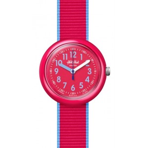 FLIK-FLAK COLOR BLAST RED Red/Blue Fabric Strap ZFPNP045
