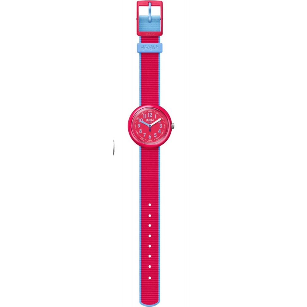 FLIK-FLAK COLOR BLAST RED Red/Blue Fabric Strap ZFPNP045