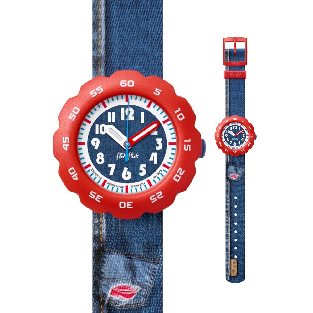 FLIK-FLAK Jeans For Him  Blue Fabric Strap ZFPSP006