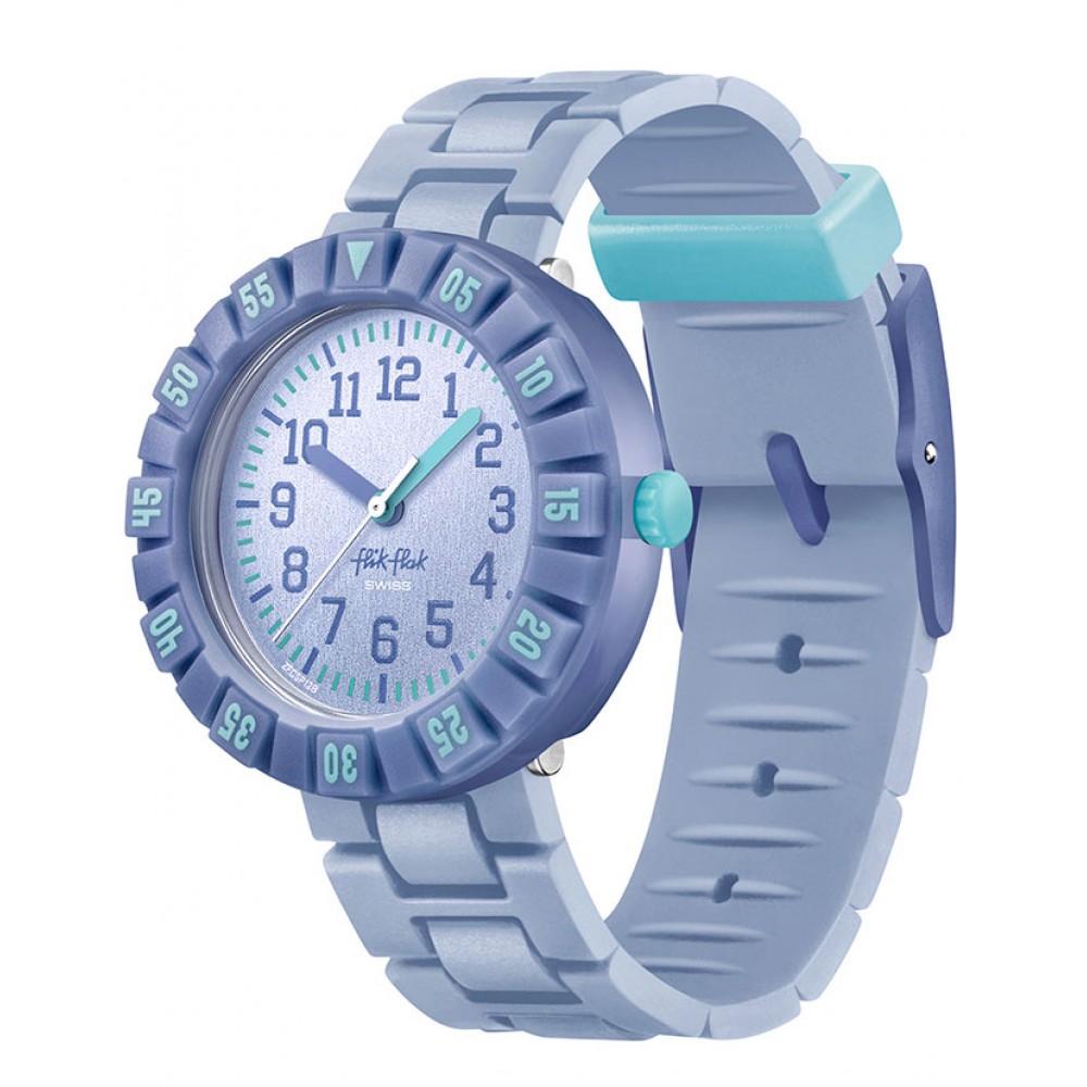 FLIK FLAK DEMINOLOGY Ρολόι Παιδικό Λιλά Λουράκι Σιλικόνης ZFCSP128