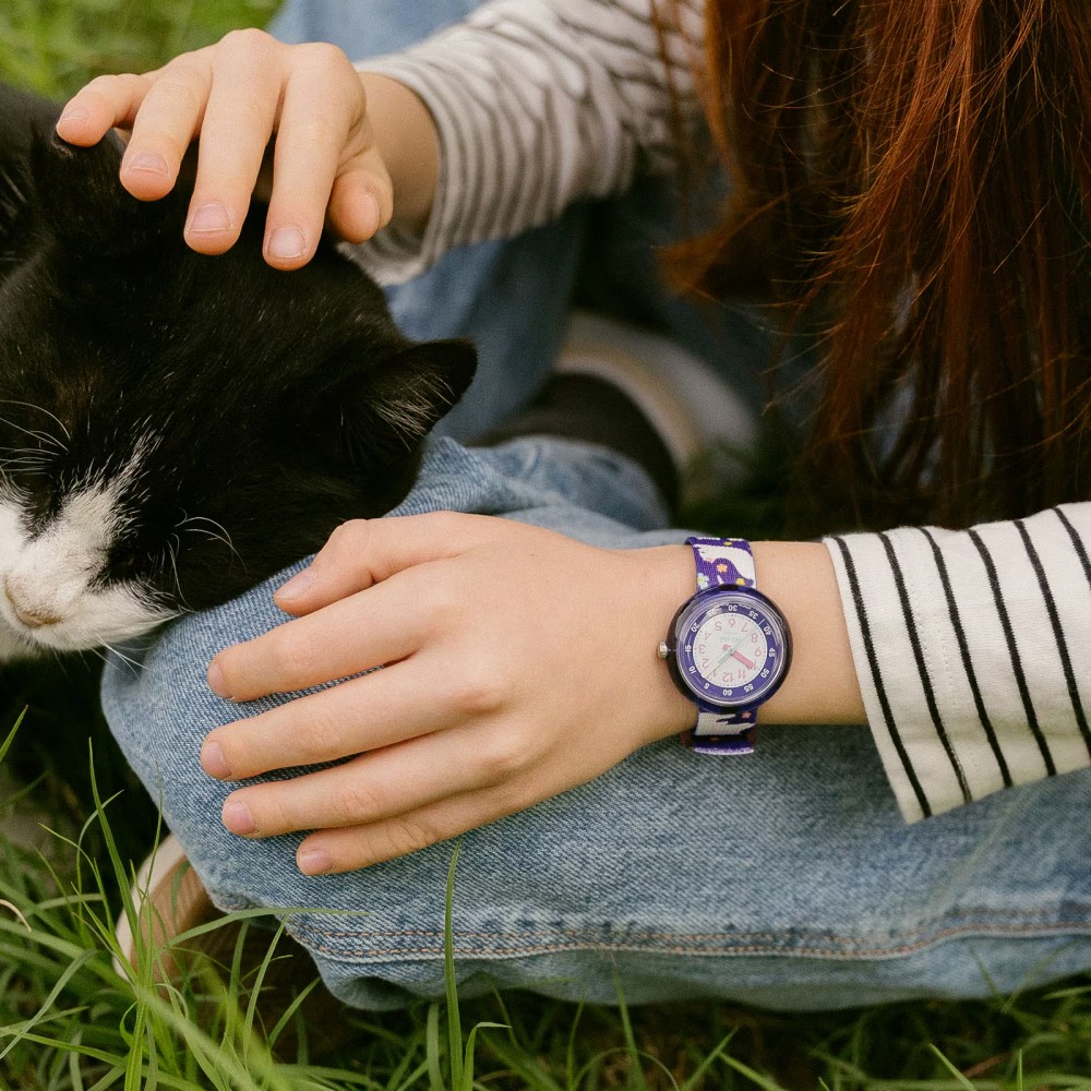 FLIK FLAK Fancy Cat Παιδικό Πολύχρωμο Υφασμάτινο Λουράκι ZFPNP164