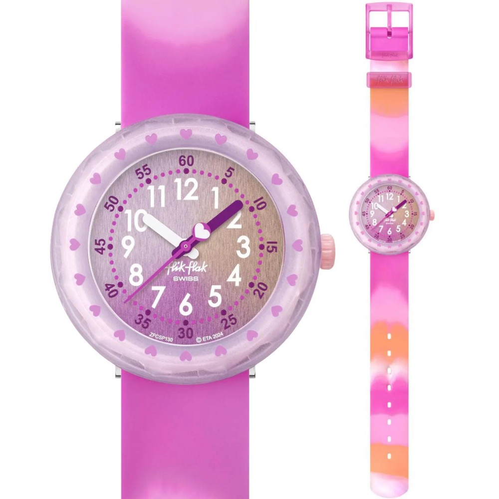 FLIK FLAK Fuze In Pink Ρολόι Παιδικό Ροζ Λουράκι Σιλικόνης ZFCSP130 FLIK FLAK Fuze In Pink Ρολόι Παιδικό Ροζ Λουράκι Σιλικόνης ZFCSP130