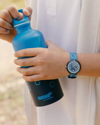 FLIK FLAK QUENCH IN BLUE Ρολόι Παιδικό Μπλε Υφασμάτινο Λουράκι ZFPNP189