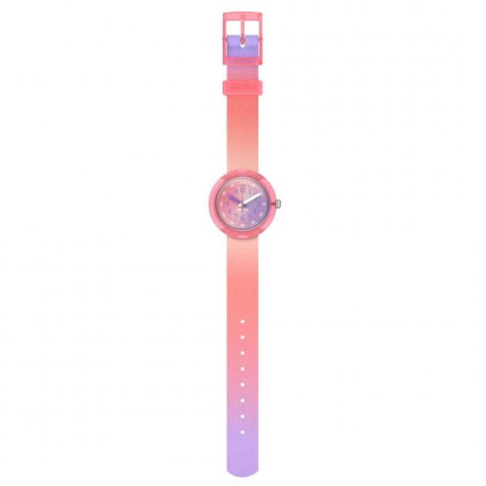 FLIK FLAK QUENCH IN PINK Ρολόι Παιδικό Ροζ Υφασμάτινο Λουράκι ZFPNP188