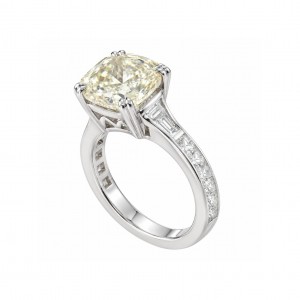 Δαχτυλίδι Μονόπετρο Cushion Cut Κίτρινο Ζιργκόν Ασήμι 925 KS-151 Δαχτυλίδι Μονόπετρο Cushion Cut Κίτρινο Ζιργκόν Ασήμι 925 KS-151