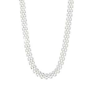 LOISIR Κολιέ Links ατσάλινο 44 cm 01J03-00002
