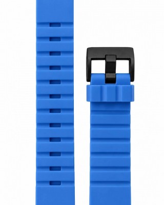 ΛΟΥΡΑΚΙ Σιλικόνης Μπλε με Ανάγλυφο Σχέδιο 24mm TS-BLA23302-24