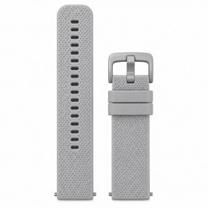ΛΟΥΡΑΚΙ Σιλικόνης Διάτρητο Γκρι 22mm TS-GREΥ26623-22