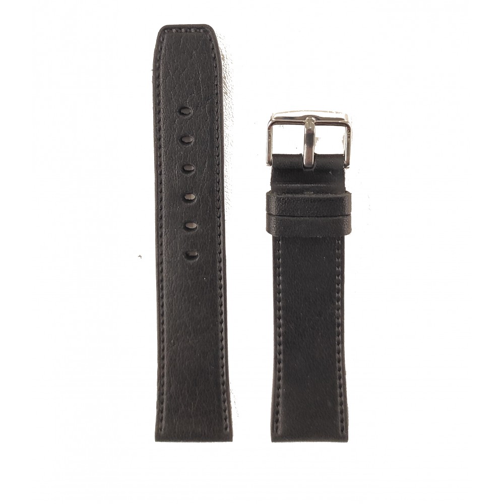 ΛΟΥΡΑΚΙ Δερμάτινο Μαύρο 22mm T-BL446-22